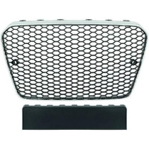 AUDI A5 8T 12-16 (Ej S-line) Honeycomb Krom/Svart Sportgrill RS-Look (med PDC) DIEDERICHS